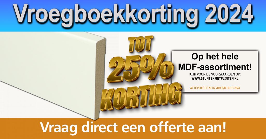 Vroegboekkorting 2024